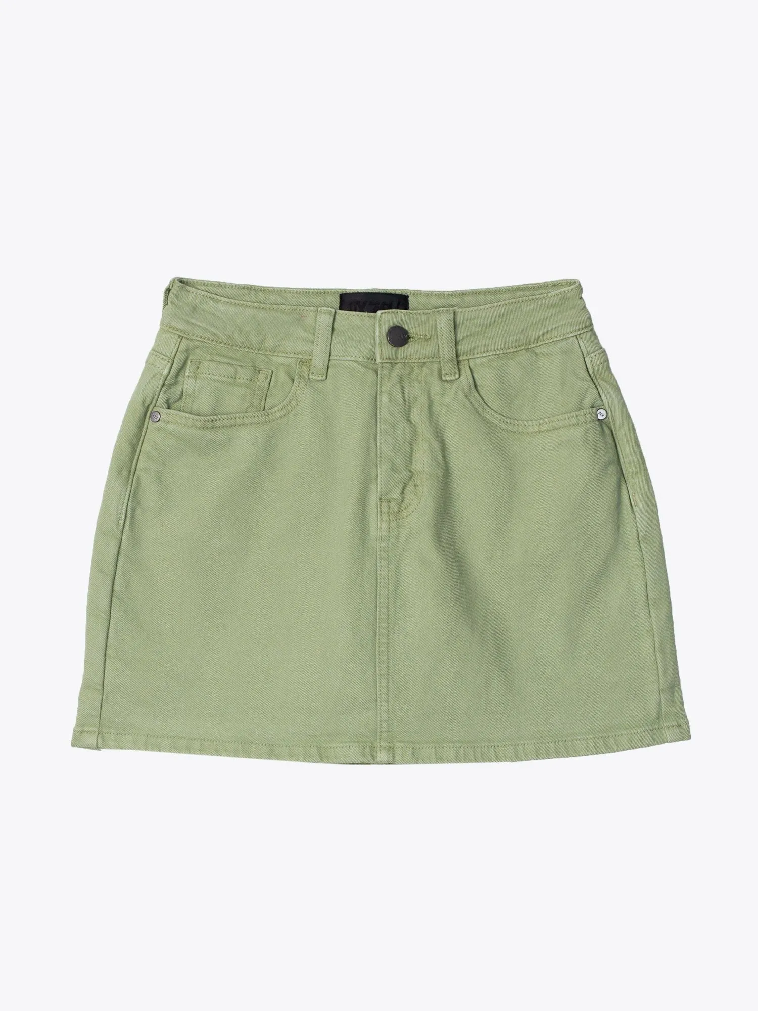 CHÂN VÁY NỮ JEAN NGẮN BASIC